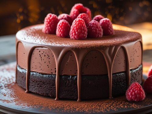 eggless chocolate cake